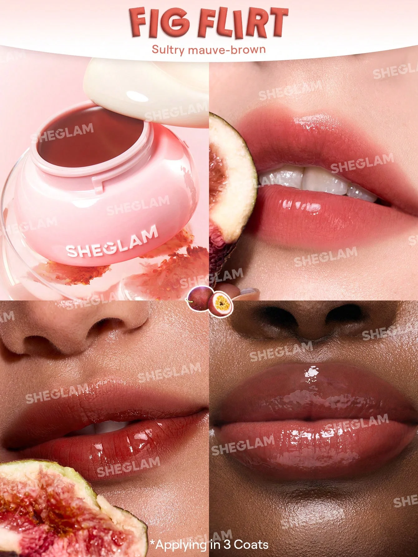 SHEGLAM Hydra Jelly Pocket Lip Jam Fig Flirt SHEGLAM Hydra Jelly Pocket Lip Jam Fig Flirt price in Pakistan
