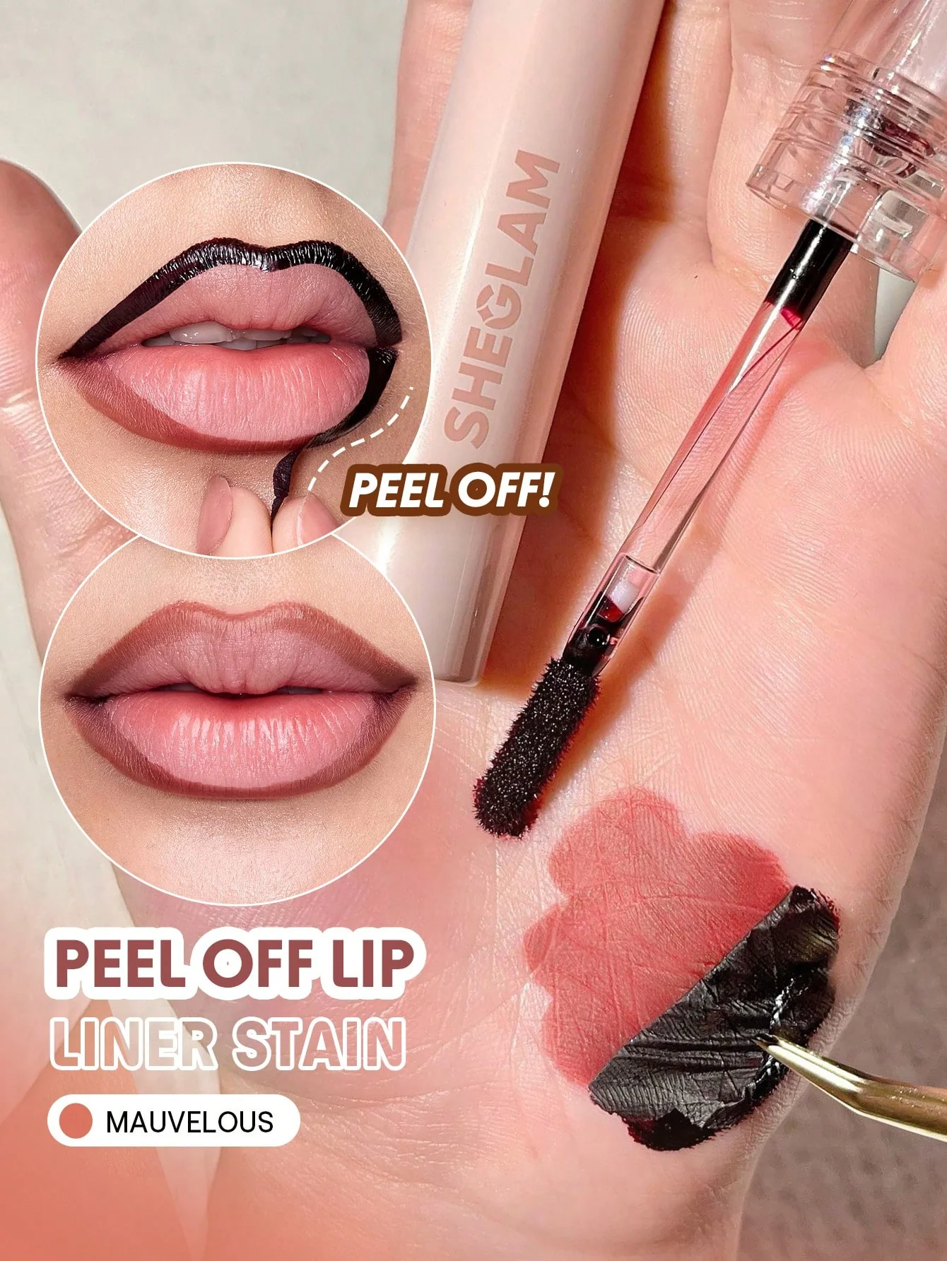 SHEGLAM Fall In Line Peel Off Lip Liner Stain Mauvelous SHEGLAM Fall In Line Peel Off Lip Liner Stain Mauvelous price in Pakistan