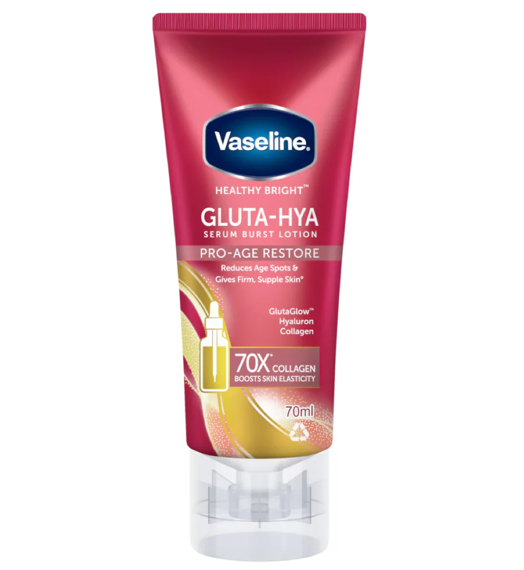 Vaseline Gluta-Hya Serum Burst Lotion Pro-Age Restore 300ml Vaseline Gluta-Hya Serum Burst Lotion Pro-Age Restore 300ml price in Pakistan