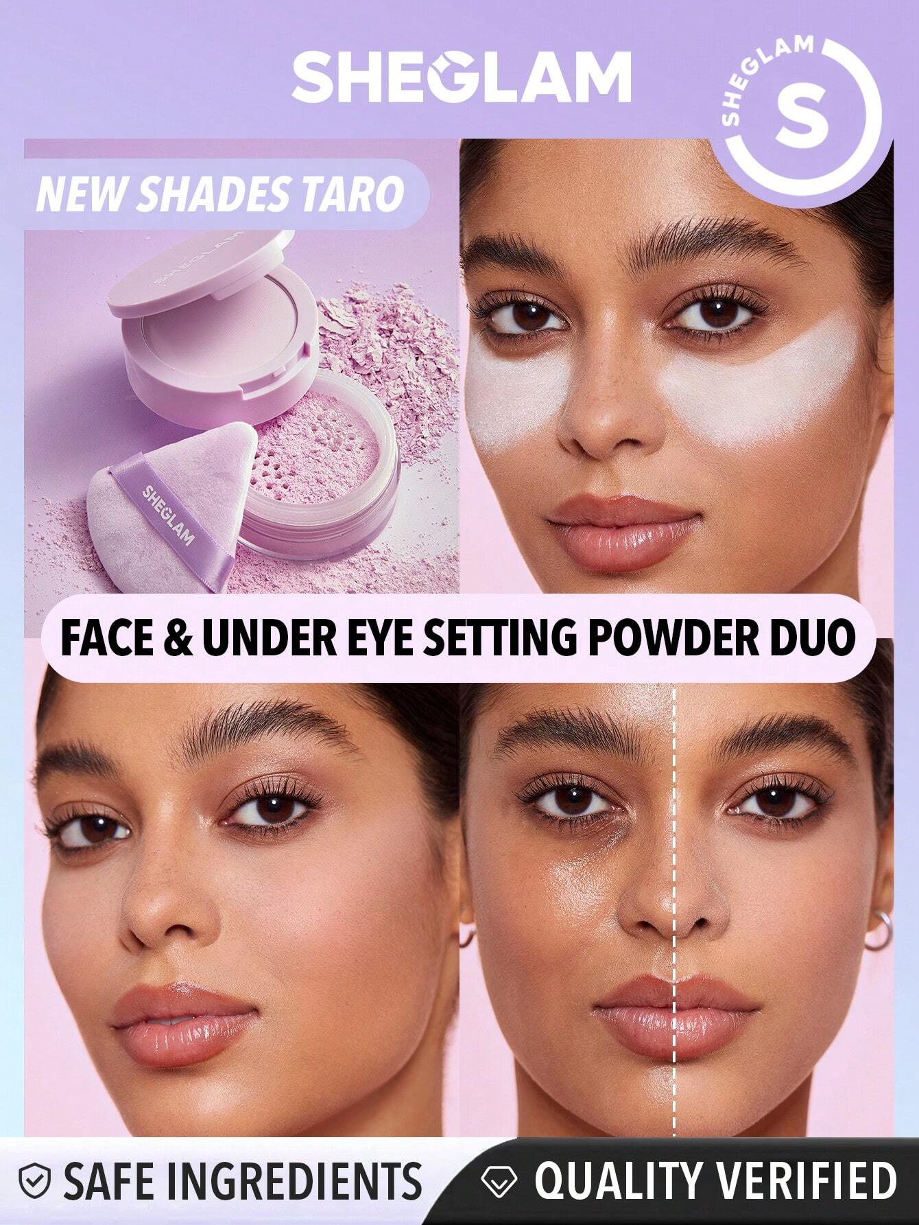 SHEGLAM Insta-Ready Face & Under Eye Setting Powder Duo - Taro SHEGLAM Insta-Ready Face & Under Eye Setting Powder Duo - Taro price in Pakistan