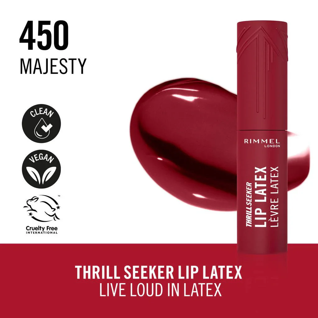 Rimmel London - Thrill Seeker Lip Latex 450 - Majesty Rimmel London - Thrill Seeker Lip Latex 450 - Majesty price in Pakistan
